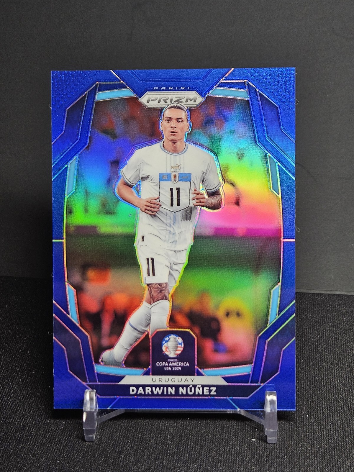 2024 Prizm Copa Darwin Nunez Blue Prizm #'d 026/110