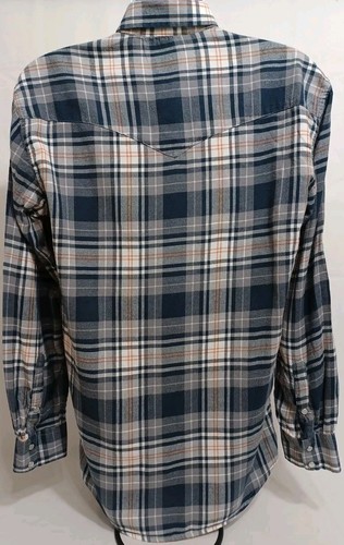 Gibson Trading Company Mens Long Sleeve Pearl Snap Button Shirt Size L Western - Picture 7 of 11