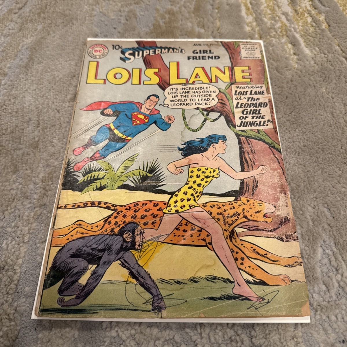 Superman's Girlfriend Lois Lane #11 1959 Leopard Girl of the