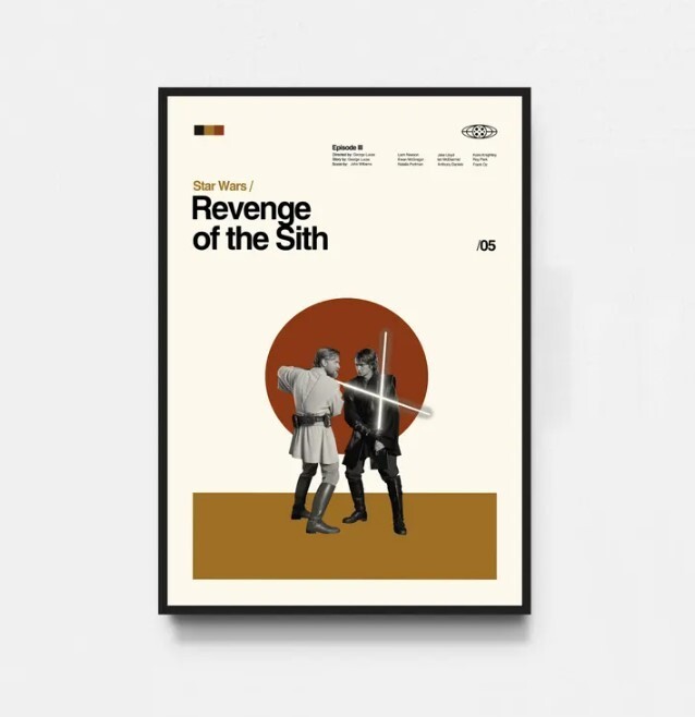 Star Wars Revenge of the Sith Poster TV Series Print