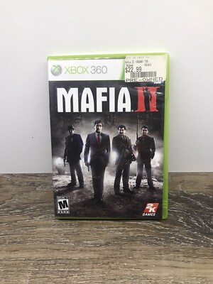 Xbox 360 Mafia II 2 (Xbox 360, 2010) CIB Complete w/Map *Tested*