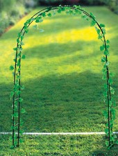 Arco per Rampicanti da Giardino Piante in Metallo 137x38x200/240 Zhejang 260035