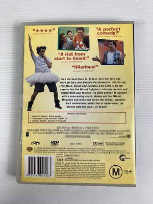 ACE VENTURA Pet Detective Jim Carrey Sean Young DVD R4 CULT | eBay UK