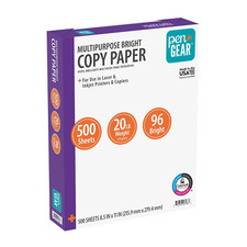 Multipurpose Bright Paper, 8.5" X 11", 96 Bright, White, 20 Lb., 1 Rea