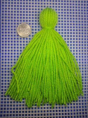 2  100% Acrylic Handmade Spawning Mop For Fish Breeding 1Floating & 1Sinking 