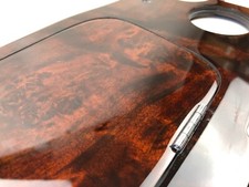 Triumph Dashboard, TR4A Burl Burr Walnut Wood Dash, RHD