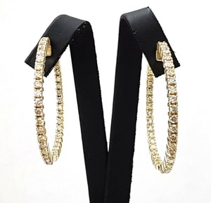2-00Ct-Fancy-Round-Cut-Diamond-Beautiful-Earrings-14k-Yellow-Gold-Over