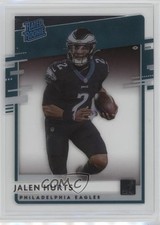2020 Panini Chronicles Clearly Donruss Rated Rookie Jalen Hurts #RR-JAH s3g