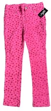 Bizfete Girls Pink Pants With Hearts, Brand New, Girls Sizes