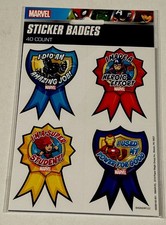 Marvel Super Hero Stickers Teacher Supply Reward SUPER STUDENT 40 ct - NEW 