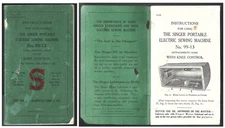 Singer Sewing Machine Model 99-13 w/ Knee Control Orig 1925 Manual Instructions