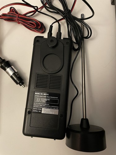 Used the lifesaver AVX handheld portable two-way emergency CB radio Untested - Zdjęcie 15 z 16