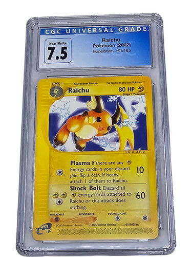 Raichu graded CGC 7.5 for sale on eBay