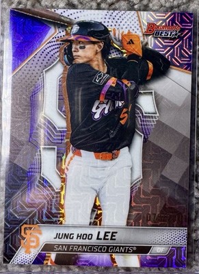 2025 Bowman's Best - Jung Hoo Lee - Purple Lazer /250 - Giants