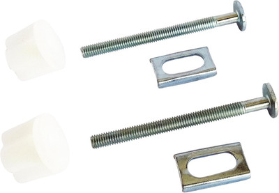 Flap Fixations WC 2 Metallplatten zwei Muttern Länge