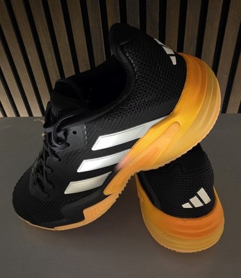 Adidas Barricade 13 Clay M Tennisschuhe Schwarz Orange Brandneu Ohne Karton UK8,5