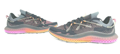 Adidas 4D FUSIO Originals Primeknit Black Grey Orange Pink Men`s Sz 10.5  FZ2414