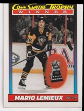 1991-92 O-PEE-CHEE MARIO LEMIEUX PITTSBURGH PENGUINS #523