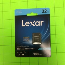 32GB 633X Microsdhc UHS-I Micro SD Memory LSDMI32GBBNL633A Lexar