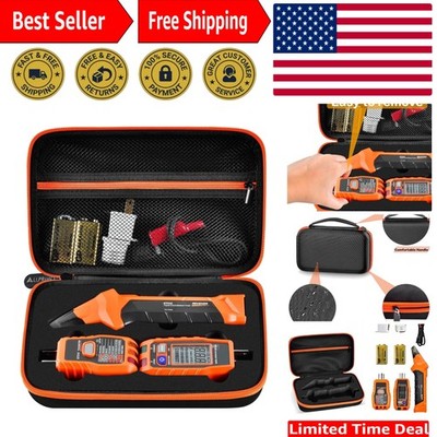 Compact EVA Storage Case for Klein Circuit Tester & Electrical Tools - Black