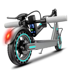 Foldable Electric Scooter 350W Motor, 8.5" Solid Tires, Display, 3-Speed