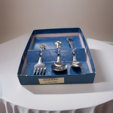 Oneida Chateau 3-Piece Baby Flatware Set Scrolled Floral Fork Infant  Baby Set