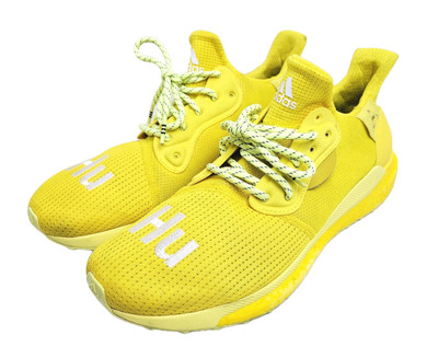 Adidas Pharrell x Solar Hu Glide Bright Yellow  Man's Size 10.5 