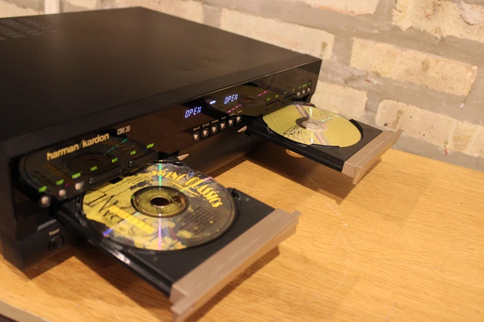 Harman Kardon CDR 20 Dual CD Player Recorder W/remote , serviced,, Fully Working - Image 4 of 4