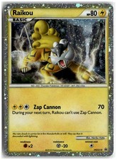 HGSS Promos #HGSS19 Raikou Holo LP