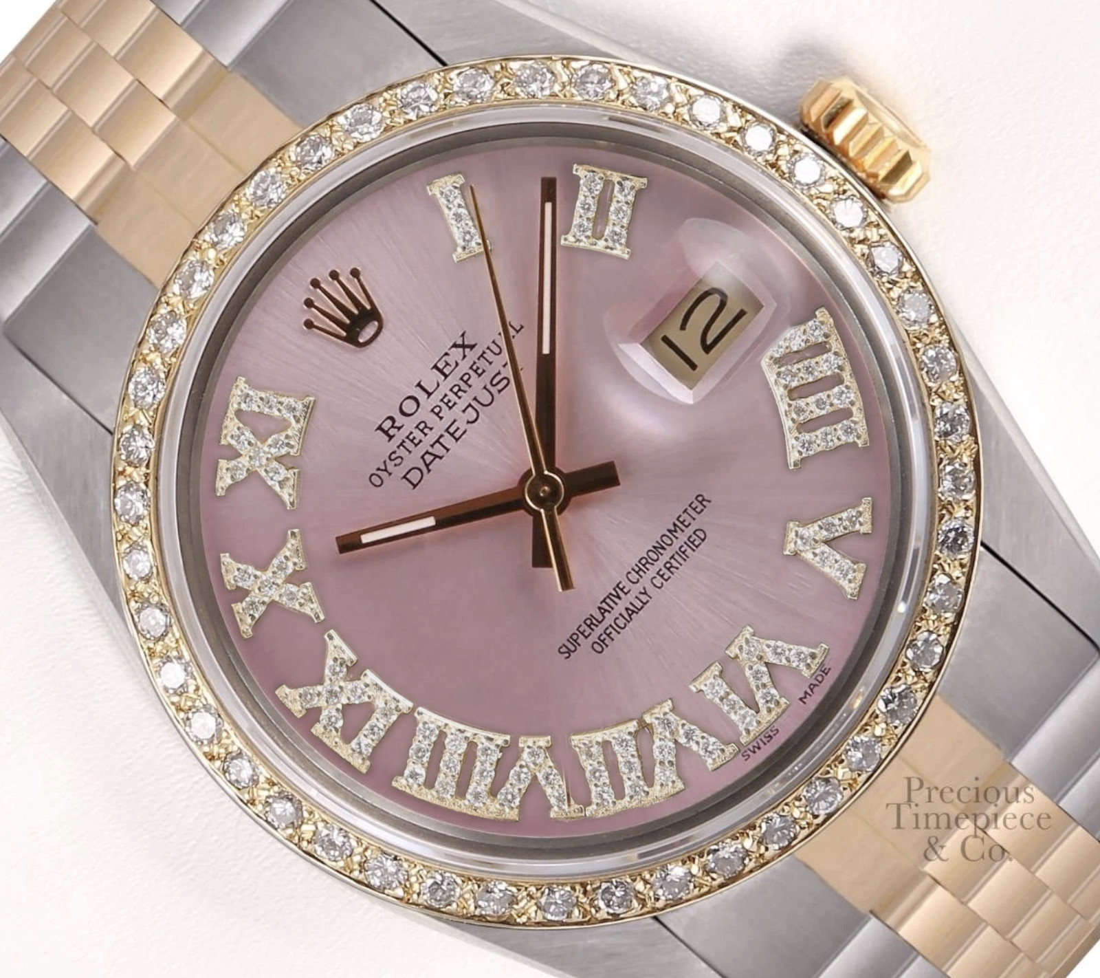 Rolex Datejust 18K Two-Tone Jubilee Diamond