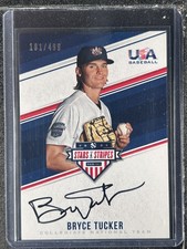 Tucker, Bryce - 2018 USA Baseball - Autograph - 191/499