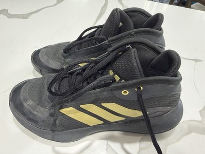 Size 7 - adidas Bounce Legends Carbon Gold Metallic Womens