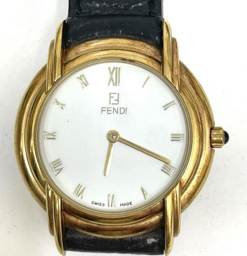 Orologio Fendi 300J Analogico Quarzo Donna Quadrante Rotondo Vintage 329578758