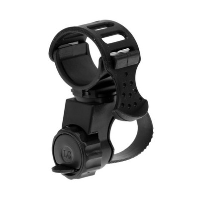 Verstellbare Taschenlampenhalterung, Halterung für Mountainbikes, Schwarz