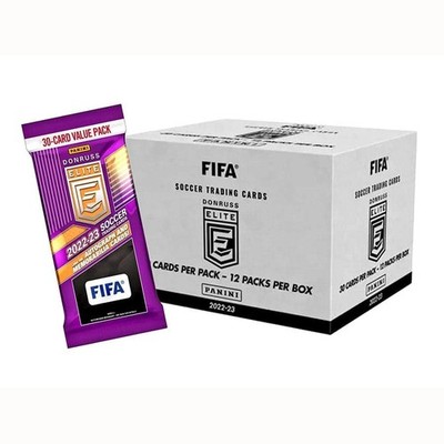 22-23 Donruss Elite FIFA Soccer Fat Packs 12ct box factory sealed 22PASDEF-FP