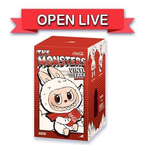 Open Live PopMart The Monsters (Labubu) Coca-Cola Serie Plüsch Blindbox V1 - Bild 1 von 3