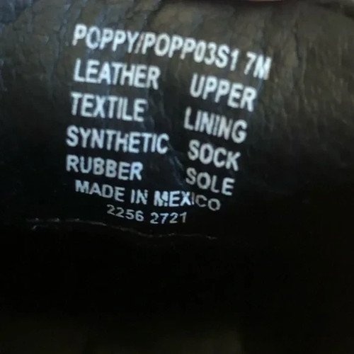 Steve Madden Poppy stivaletto donna tacco grosso pelle verniciata nero 7 - Foto 8 di 12