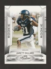 2009 Playoff Prestige #150 Jarett Dillard rookie card, Rice Owls legend. rookie card picture