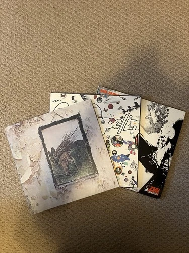 Limited Edition Led Zeppelin Vinyl LP Lot of 3 I III and IV Special Release