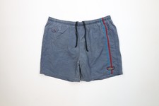 Vtg 90s Gotcha Surfing Mens Large Faded Spell Out Striped Lined Shorts Trunks