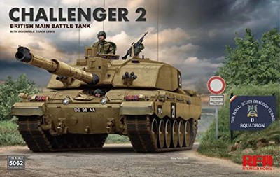 Ryefield Models 1/35 British Main Battle Tank Challenger 2 Plastikmodell
