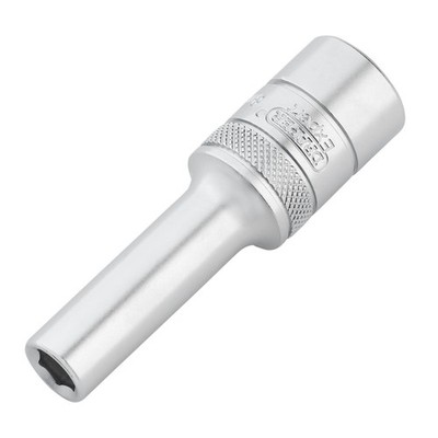 Draper Expert HI-TORQ 8mm 6-Kant Tiefe Nuss 1/2'' Vierkant Satin Chrom 22428