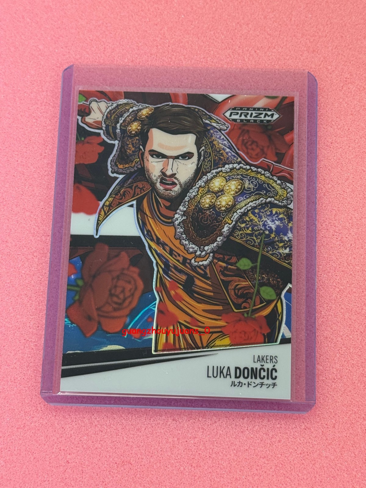 2024-25 Prizm Black Luka Doncic Manga SSP CASE HIT Los Angeles Lakers