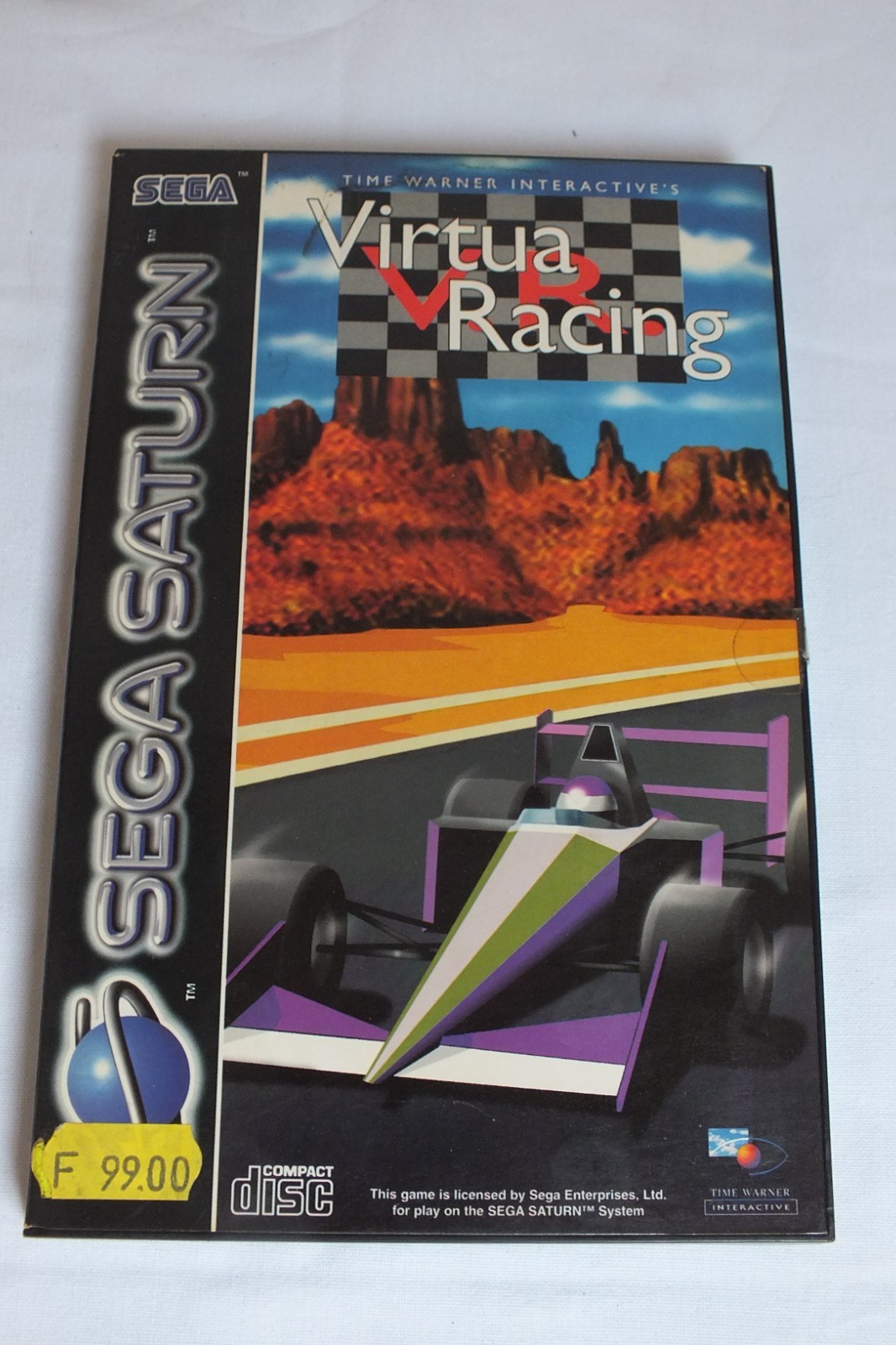 RARE Ancien Jeu SEGA SATURN -- VIRTUA RACING  -- PAL -- CIB -- 1994