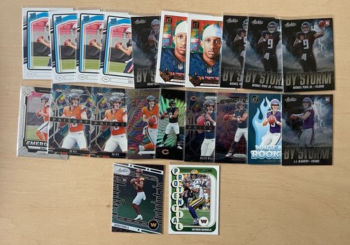 2024 Rookie QB Lot 131 Cards Jayden Daniels Bo Nix JJ McCarthy Penix Maye JD5 RC