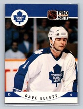 1990-91 Pro Set #532 Dave Ellett Toronto Maple Leafs