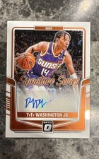 2024-25 Panini Donruss Optic - Signature Series TyTy Washington Jr., TyTy...
