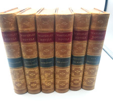 Waverly Novels Sir Walter Scott 6 Volume Set Centenary Edition 1871 RARE HTF
