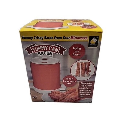 Yummy Can Bacon As Seen on TV Make Crispy Healthy Bacon in Your Microwave D3