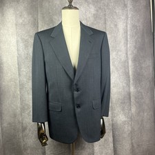Brioni Men  s Wool Jacket Blazer Blue Size 40 Italy Flaw